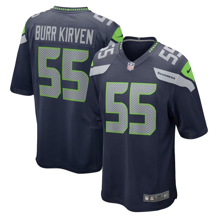 Men Seattle Seahawks 55 Ben Burr-Kirven Nike College Navy Game NFL Jersey